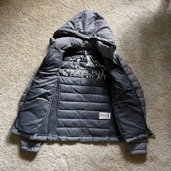Superdry Fuji Slim Double Zip Hooded Jacket - Picture 9 of 13